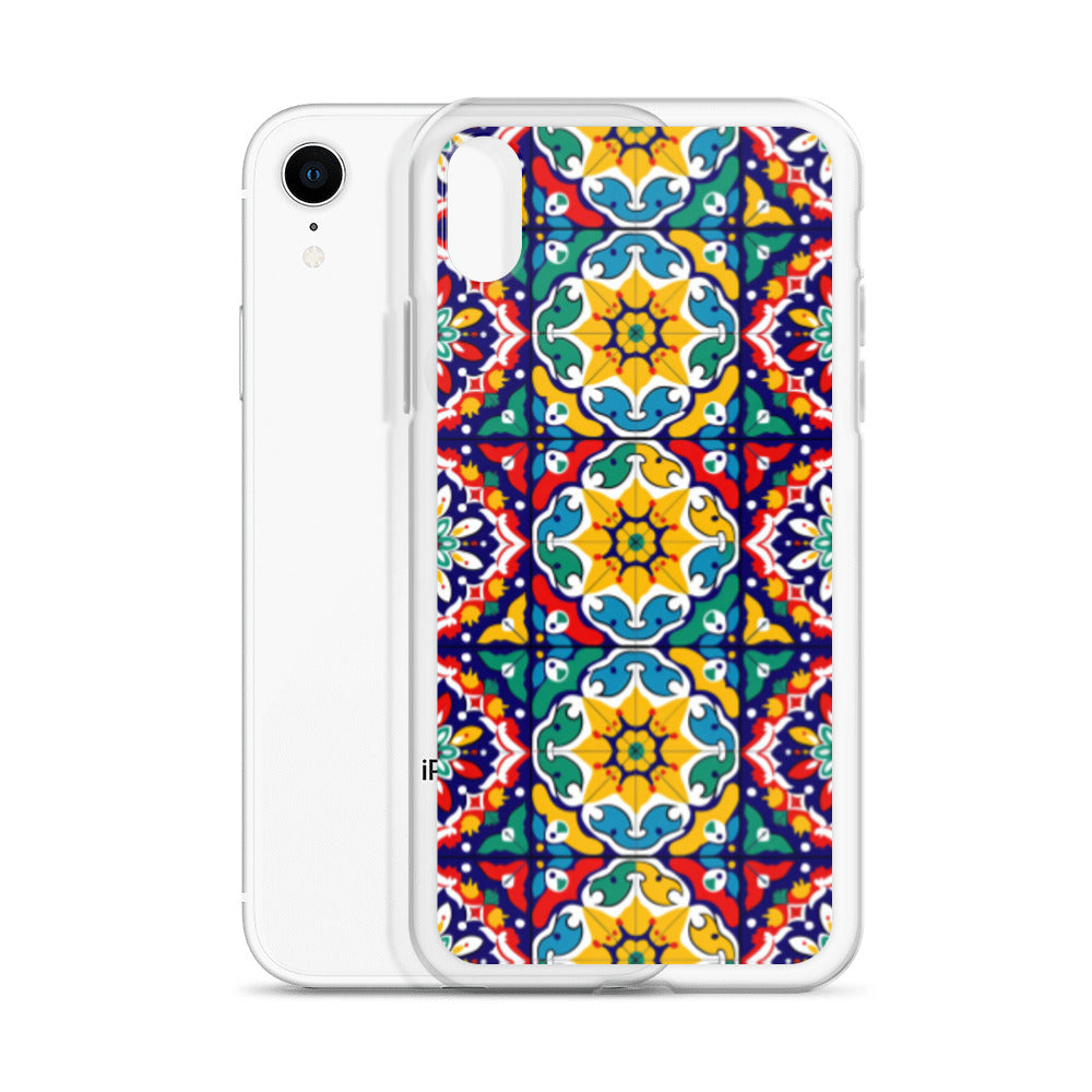 iPhone Case Talavera Tiles Red and Yellow