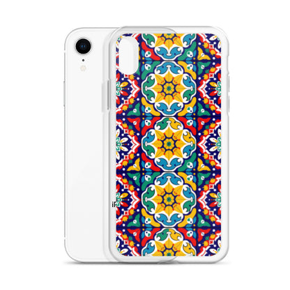 iPhone Case Talavera Tiles Red and Yellow