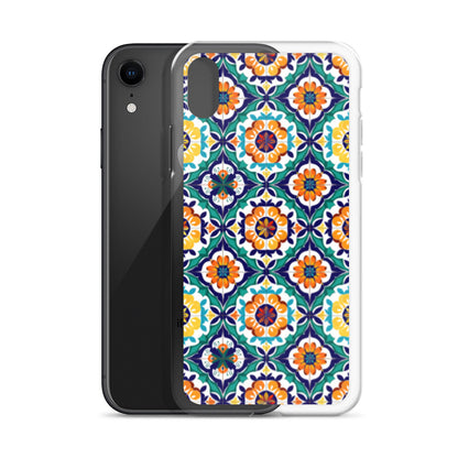 iPhone Case Talavera Tiles Green and Blue