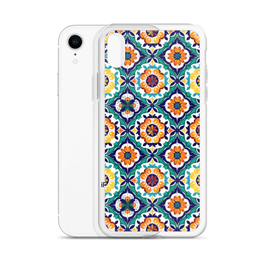 iPhone Case Talavera Tiles Green and Blue