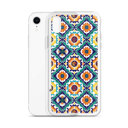 iPhone Case Talavera Tiles Green and Blue