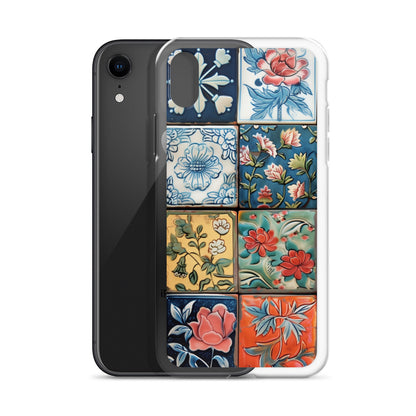 iPhone Case Colorful Majolilca Tiles